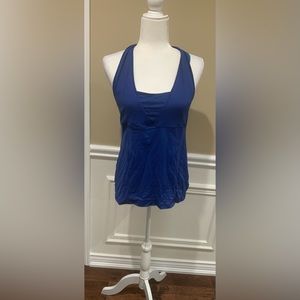 Large blue LOLE yoga top